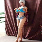 Pretty Sex Doll Take From Online Shop Real Price 161 Cm Full Silicone Doll Head With Hair Transplant Doll Sex invented by Automatic Woman